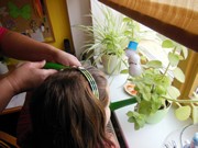 Zaléváme květiny ve školce